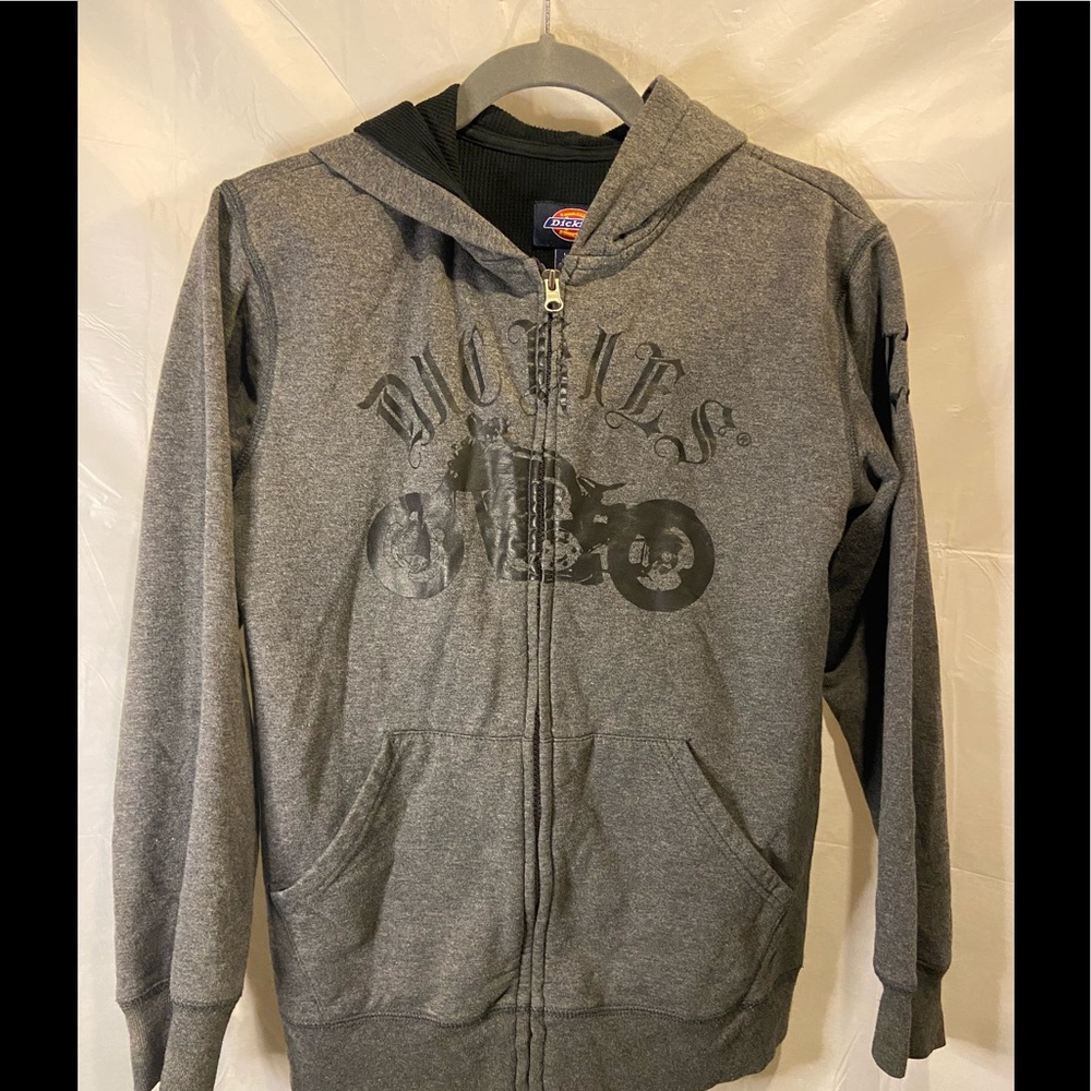 Gray Dickies Zip Up Hoodie